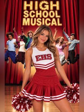 High school musical cheerleading uniform new
